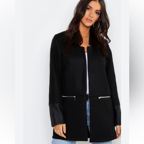 CLEARANCE❗️ Club Monaco trench coat NAVY BLUE - Picture 1 of 4